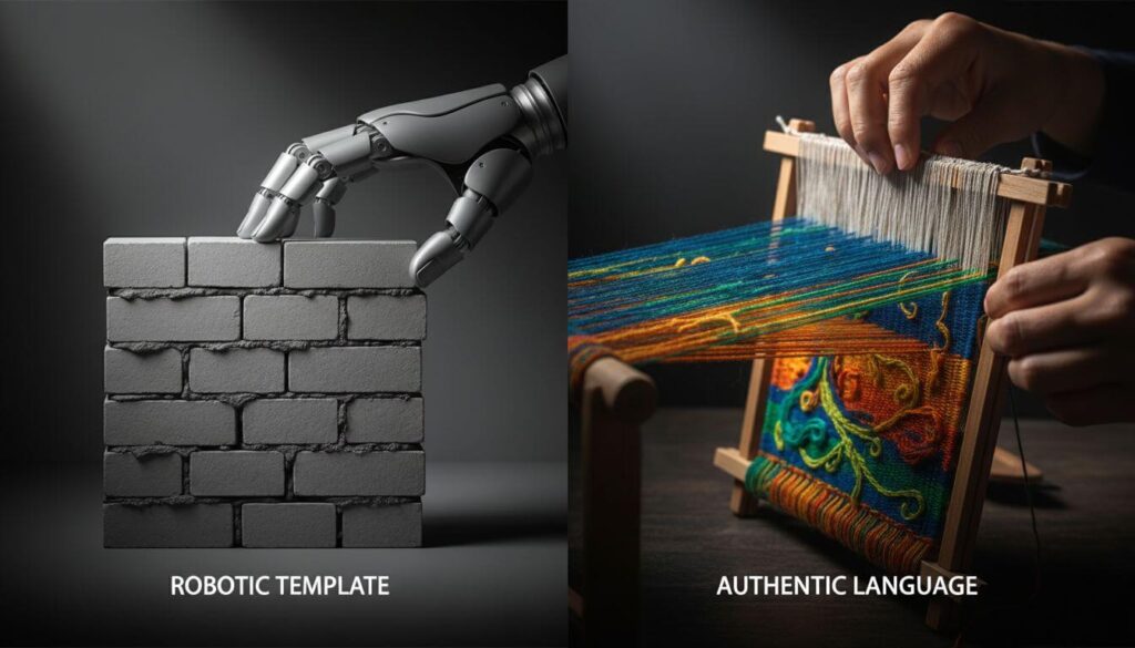 The trap of using rigid templates in DET writing